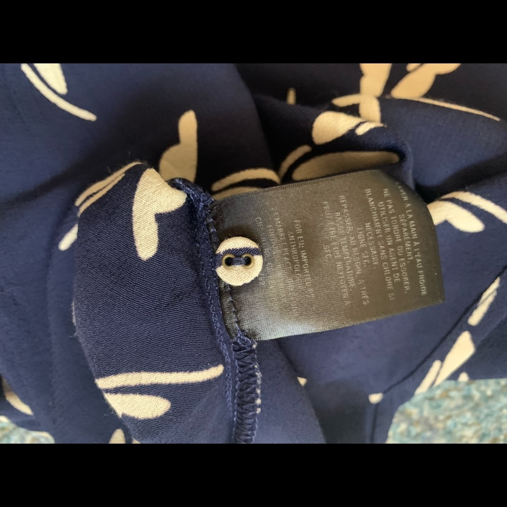 Maeve (Anthropologie) sz 2 Blue and White Dress - Picture 6 of 8